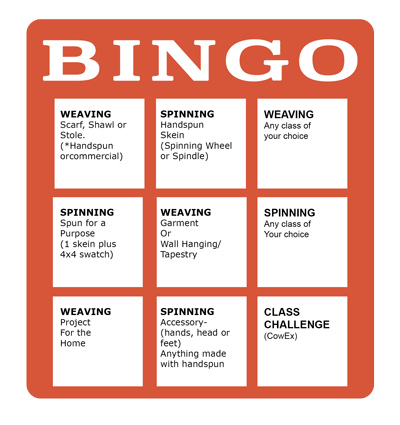 Let’s Play Fibre Bingo!