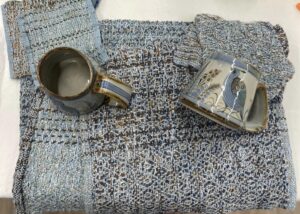 Placemat Challenge Blue Denim